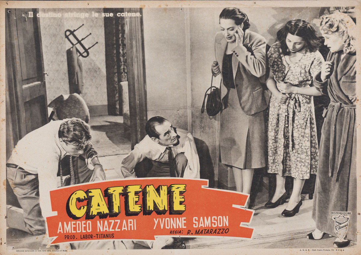Fotobusta 2 per il film Catene (1949)