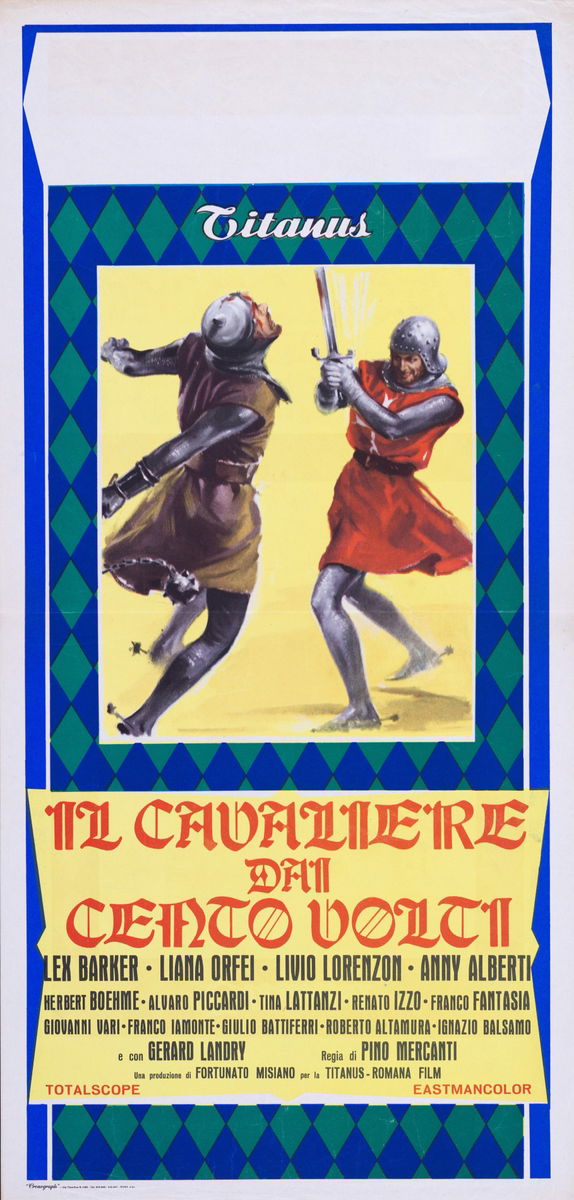 Il cavaliere dai cento volti - Locandina 1