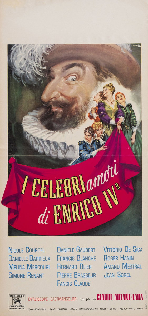 Locandina 2 for the film Long Live Henry IV... Long Live Love! (1961), painted by Averardo Ciriello