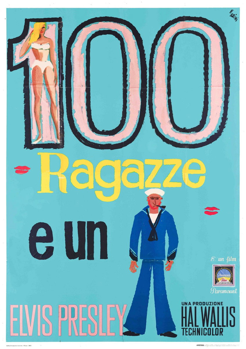 Cento ragazze e un marinaio - Manifesto 2