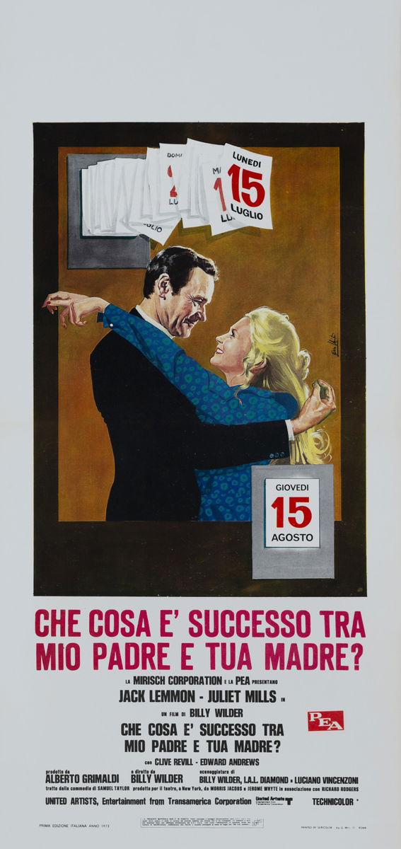 Avanti! - Lobby Card 1