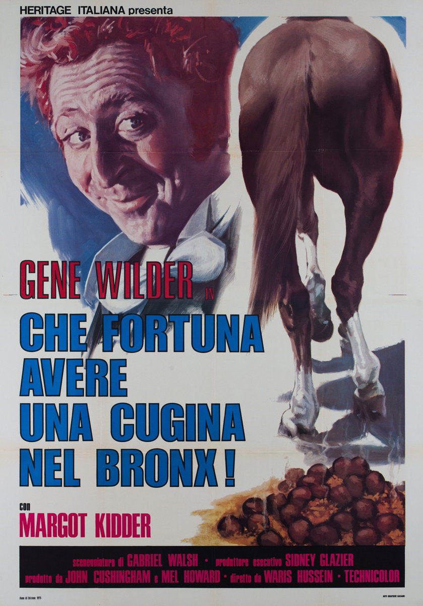 Manifesto 2 per il film Che fortuna avere una cugina nel Bronx! (1970)