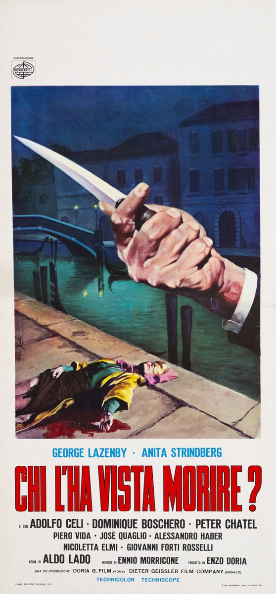 Who Saw Her Die? - Lobby Card 1