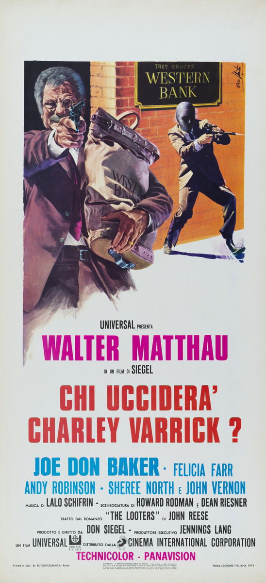 Charley Varrick - Lobby Card 1