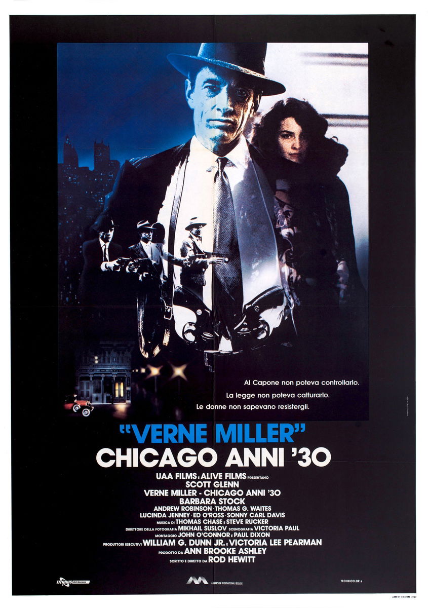Verne Miller: Chicago anni '30 - Manifesto 1