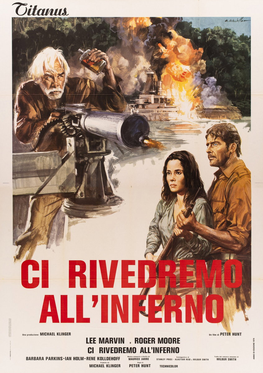 Poster 2 for the film Shout at the Devil (1976), painted by Averardo Ciriello
