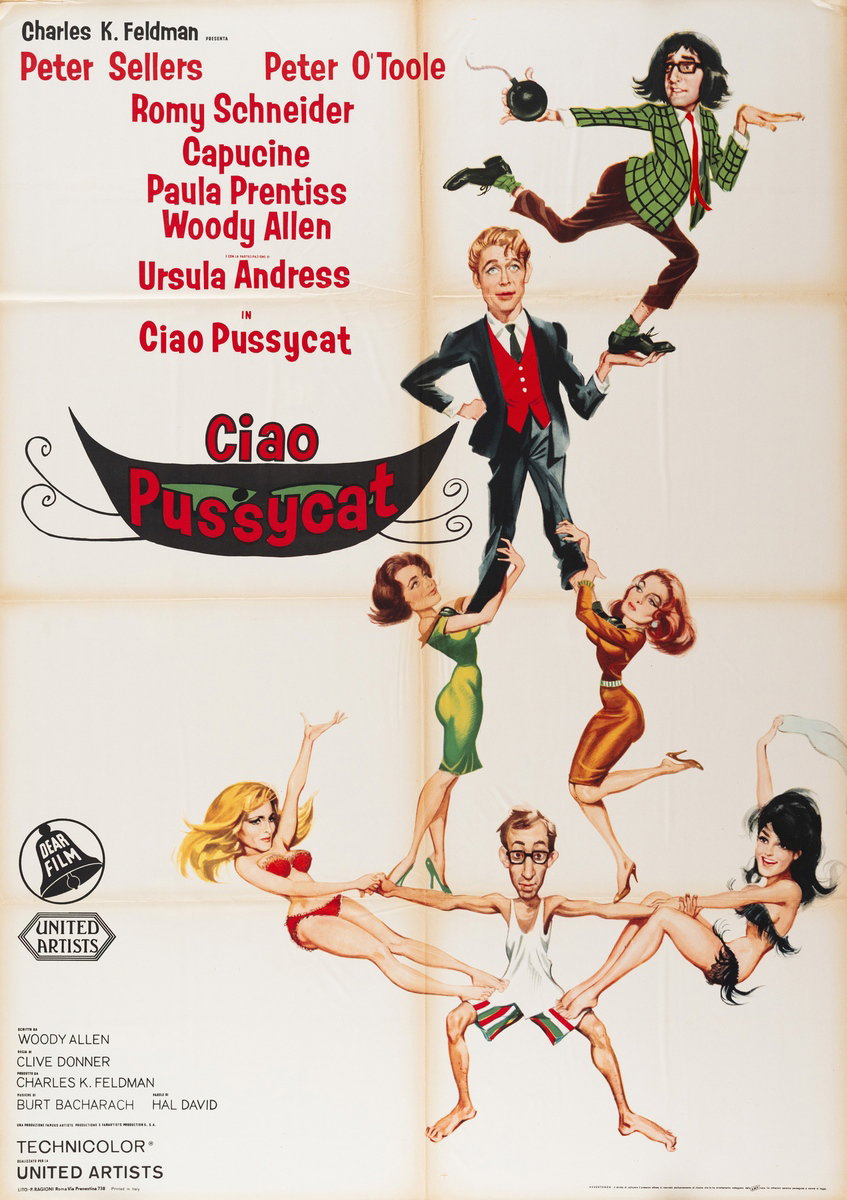 Manifesto 2 per il film Ciao Pussycat (1965)