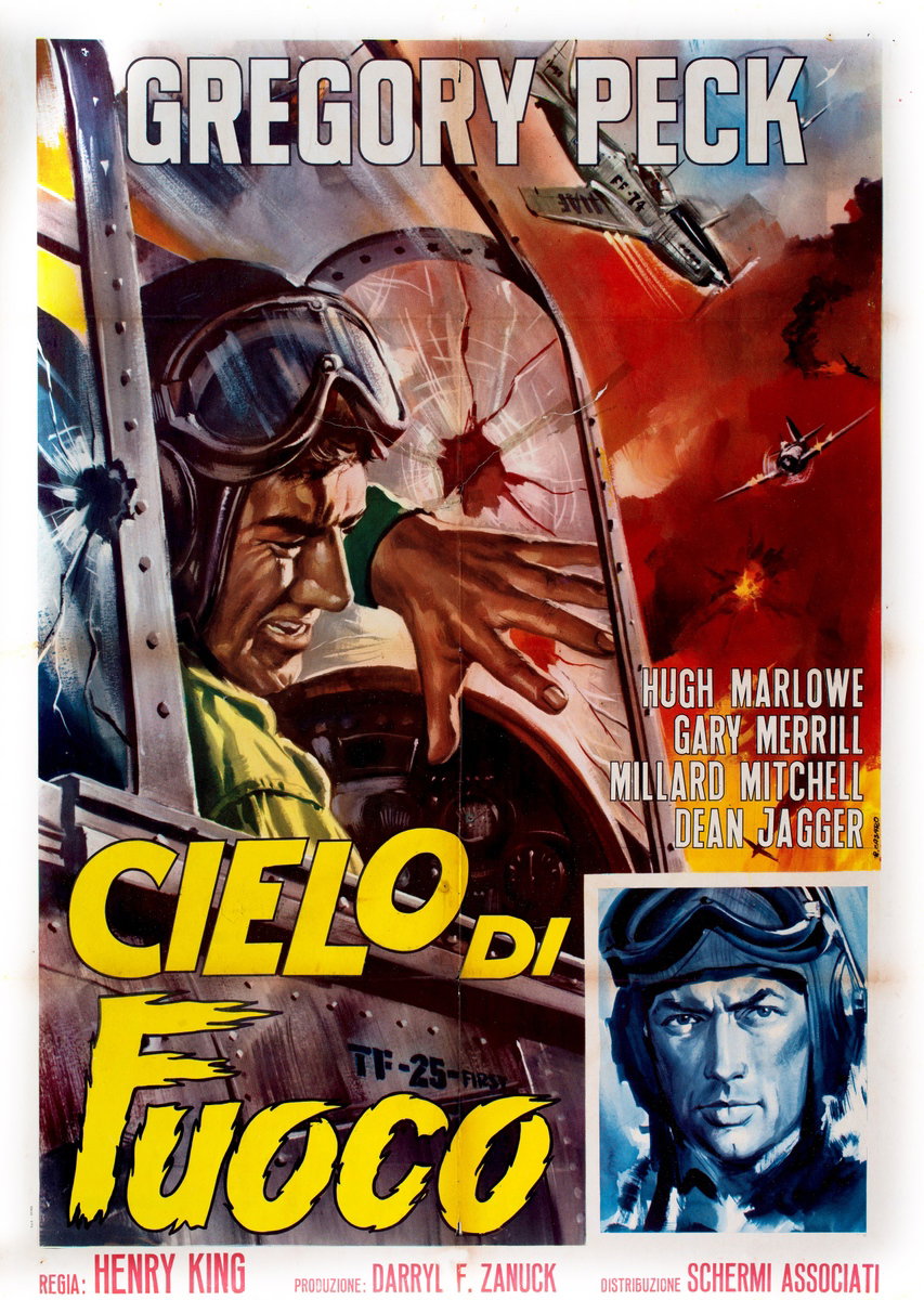 Poster 2 for the film Twelve O'Clock High (1949), painted by Renato Casaro (Renè)