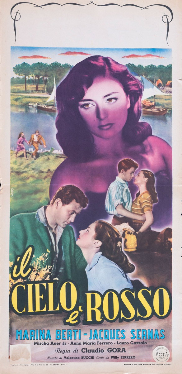 Locandina 2 per il film Il cielo è rosso (1950)