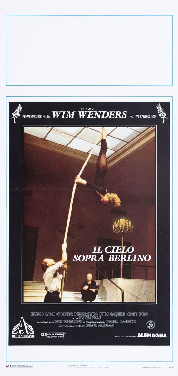 Il cielo sopra Berlino - Locandina 1