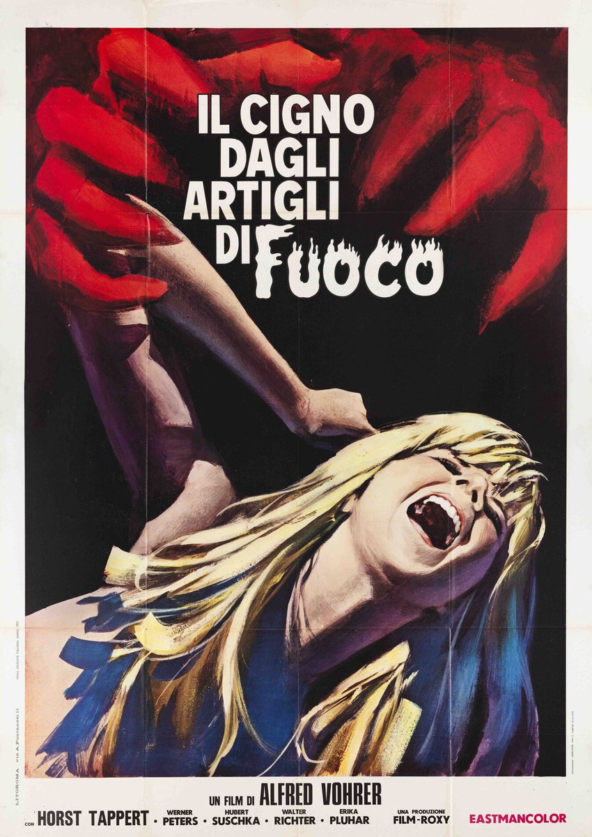 Il cigno dagli artigli di fuoco - Manifesto 2
