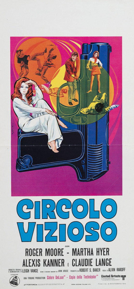 Locandina 2 per il film Circolo vizioso (1969), dipinto da Marcello Colizzi