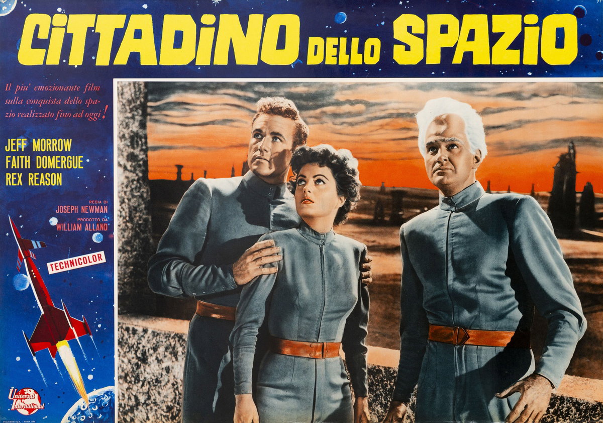 Fotobusta 2 per il film Cittadino dello spazio (1955)