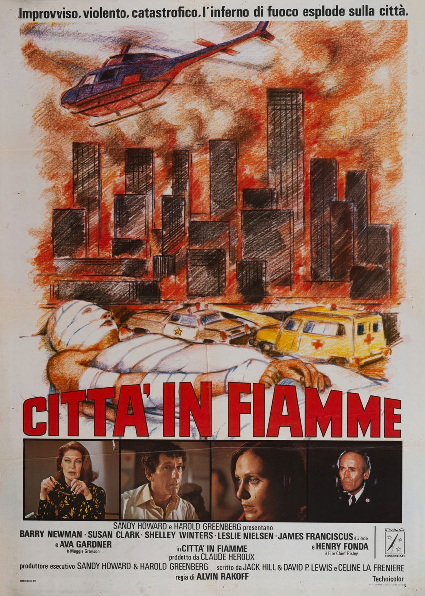 Città in fiamme - Manifesto 1