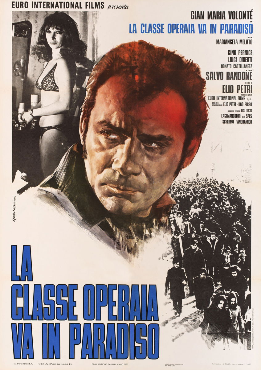 La classe operaia va in paradiso - Manifesto 1