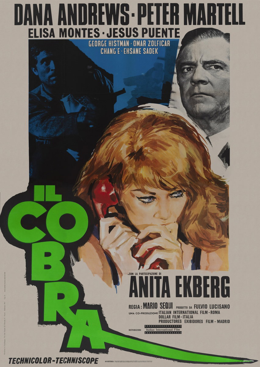 Poster 2 for the film The Cobra (1967)