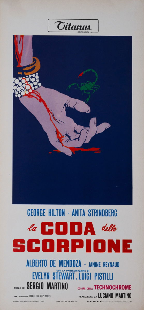 The Case of the Scorpion's Tail - Lobby Card 1