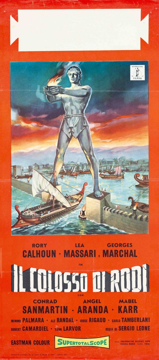 Locandina 2 per il film Il colosso di Rodi (1961)