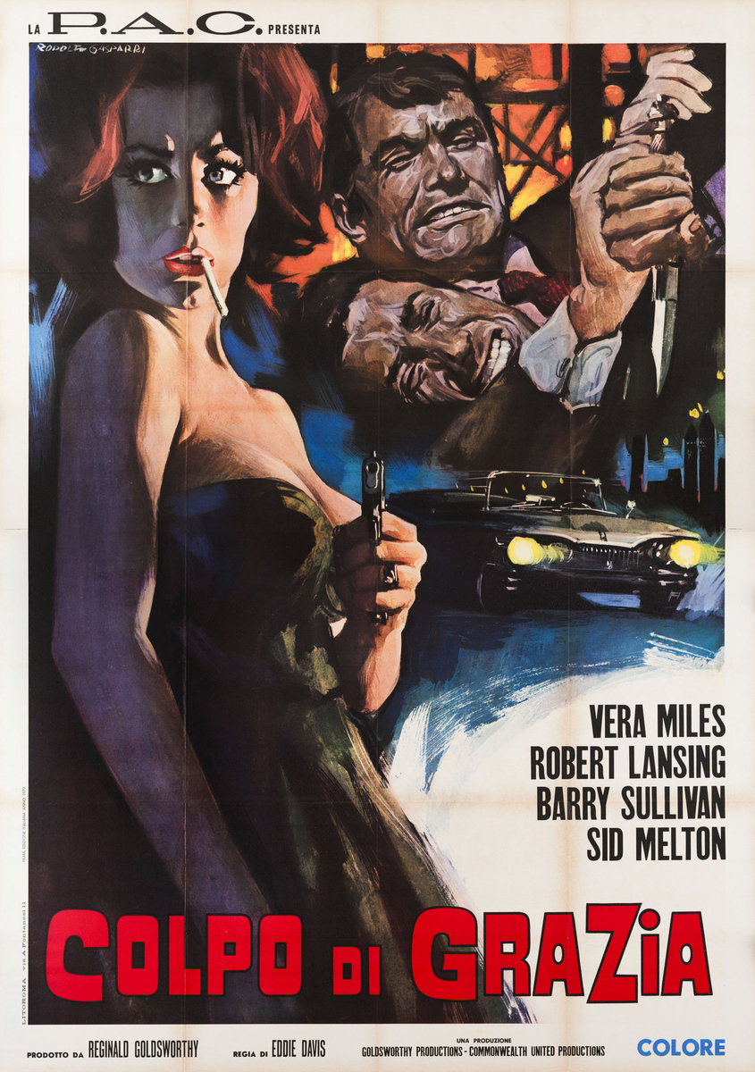 Poster 2 for the film Colpo di grazia (1976), painted by Rodolfo Gasparri