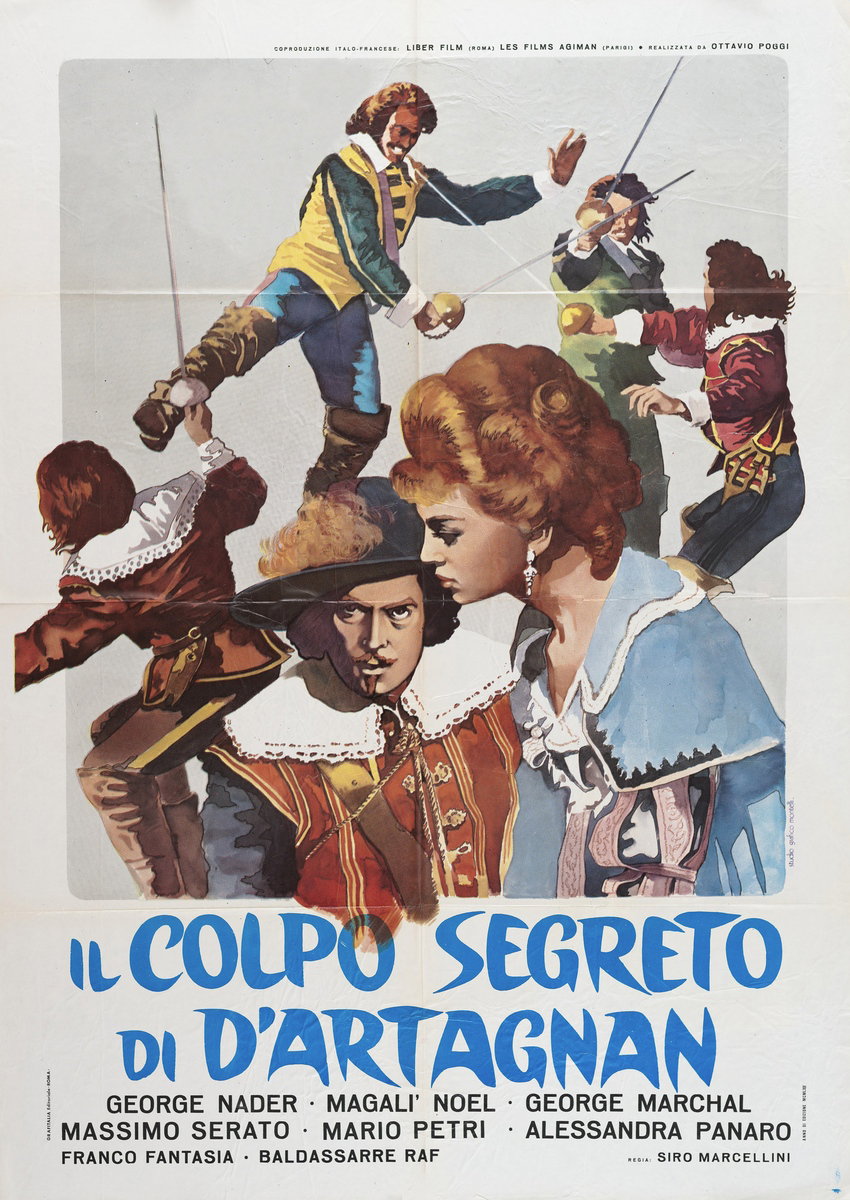 Il colpo segreto di d'Artagnan - Manifesto 2