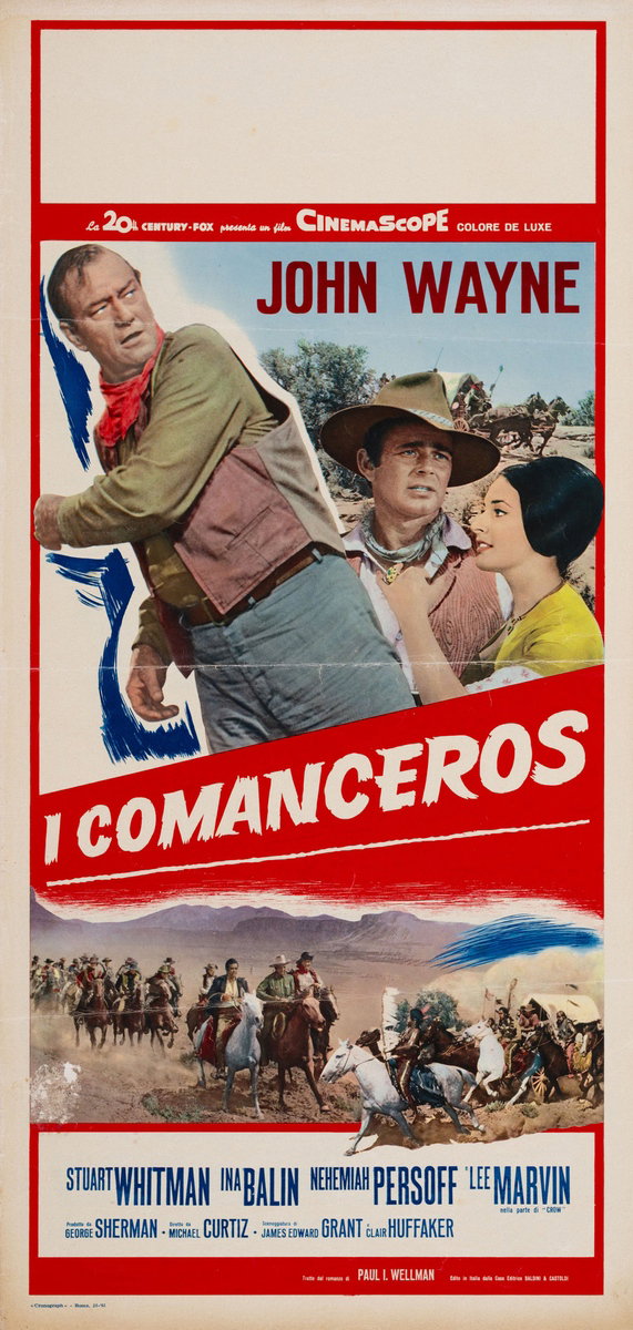 Locandina 2 for the film The Comancheros (1961)