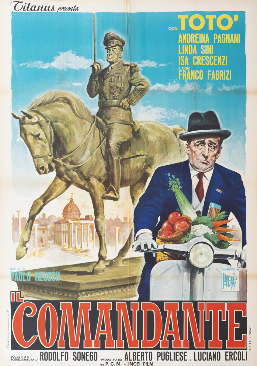 Manifesto 3 per il film Il comandante (1963)