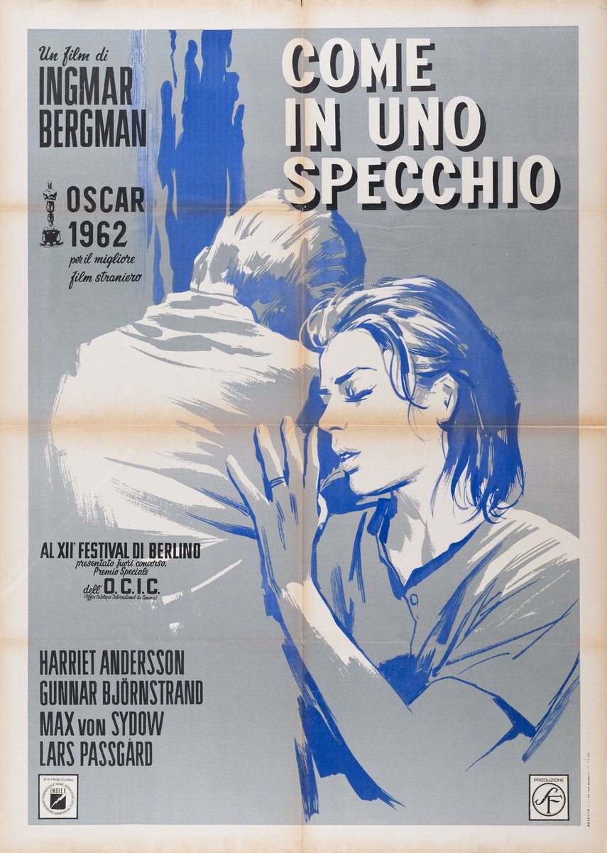 Manifesto 2 per il film Come in uno specchio (1961)