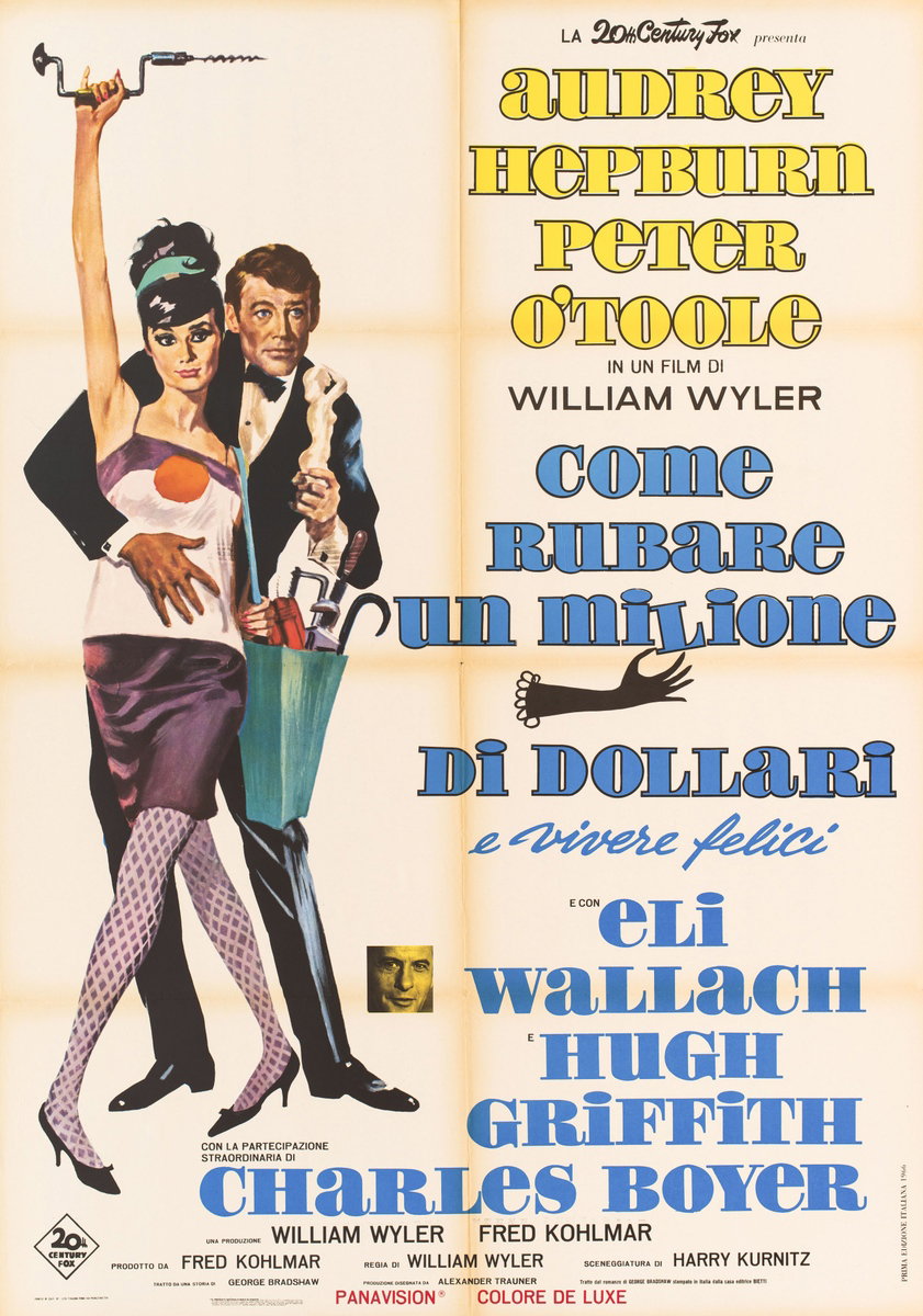 Poster 2 for the film How to Steal a Million (1966)