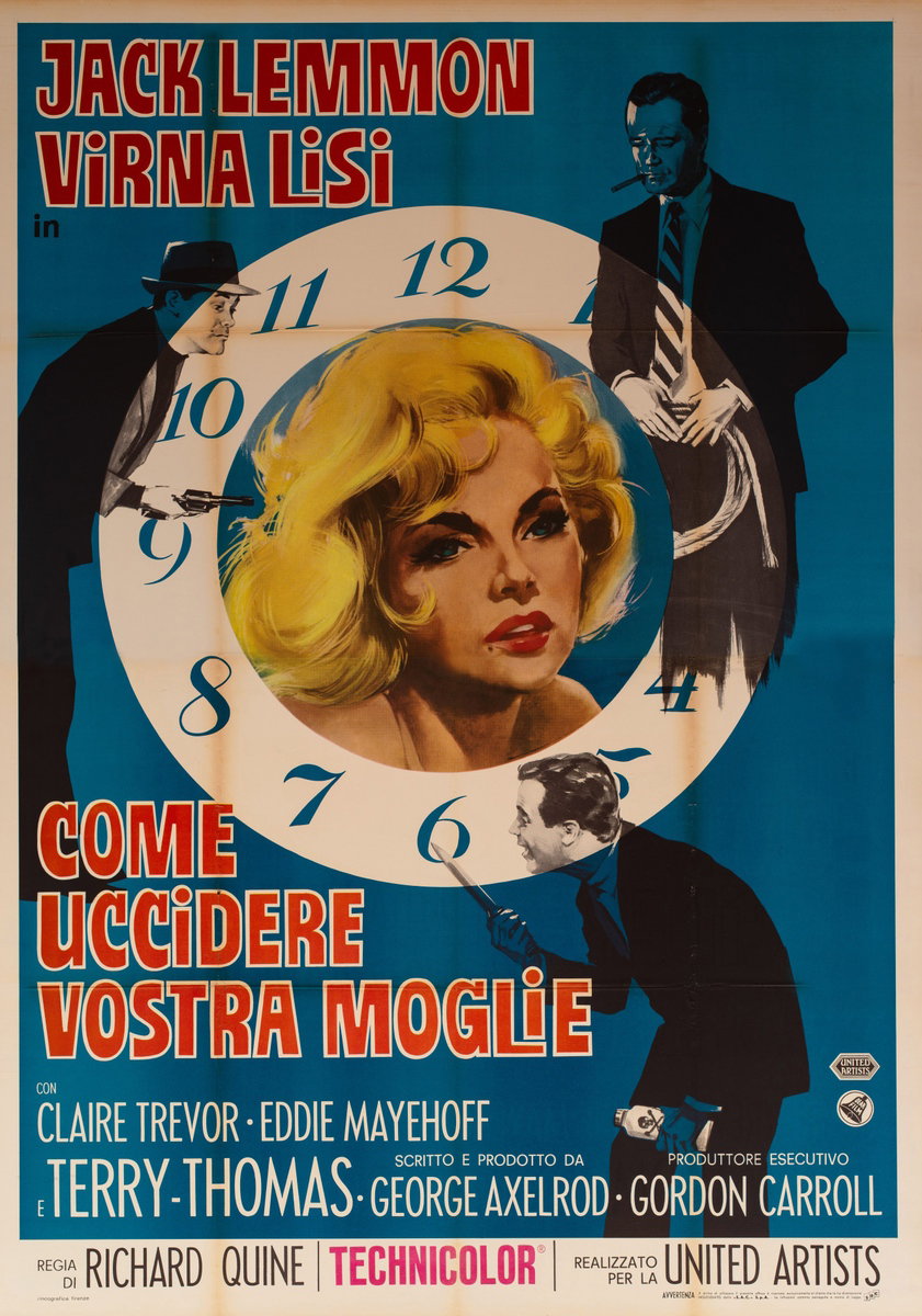 Manifesto 2 per il film Come uccidere vostra moglie (1965)
