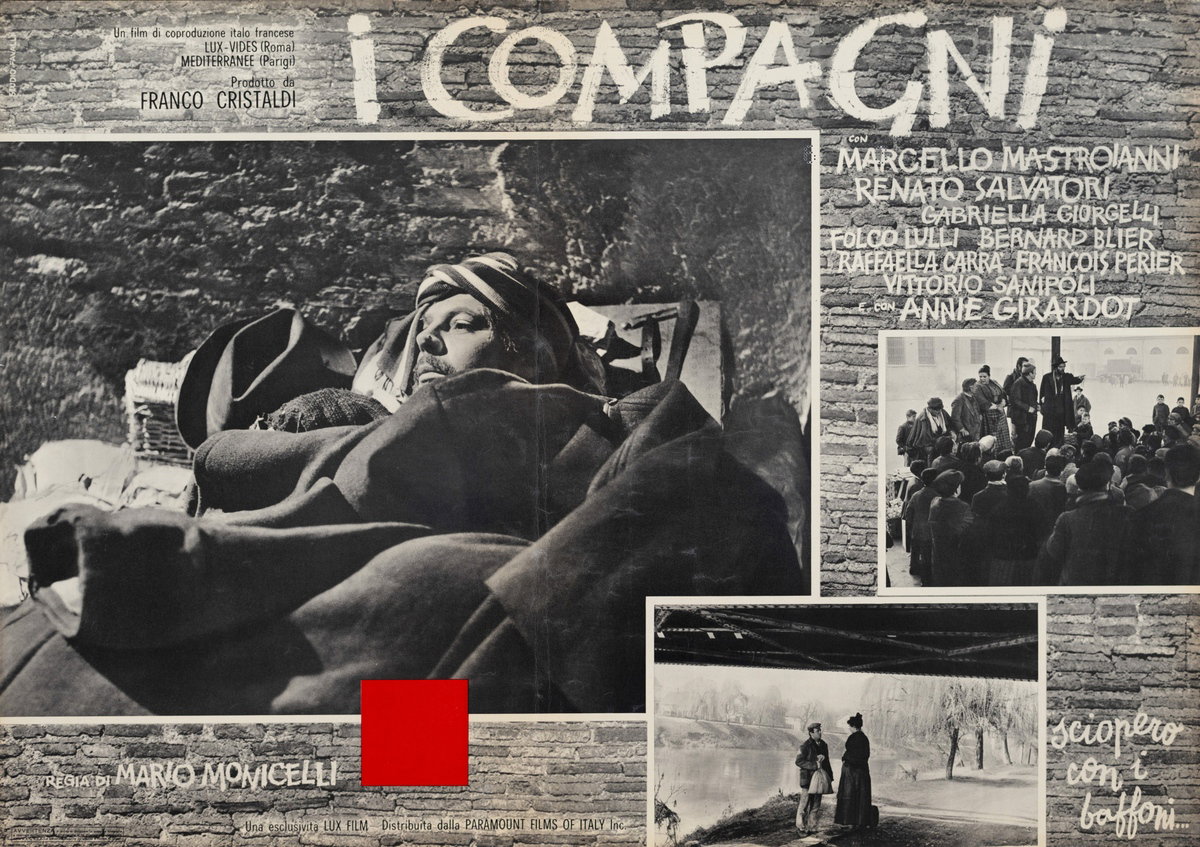 Fotobusta 3 per il film I compagni (1963)
