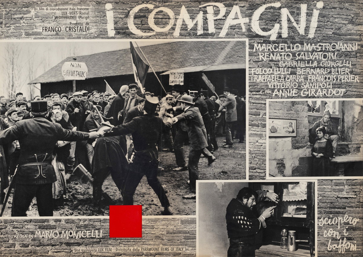 Fotobusta 4 per il film I compagni (1963)