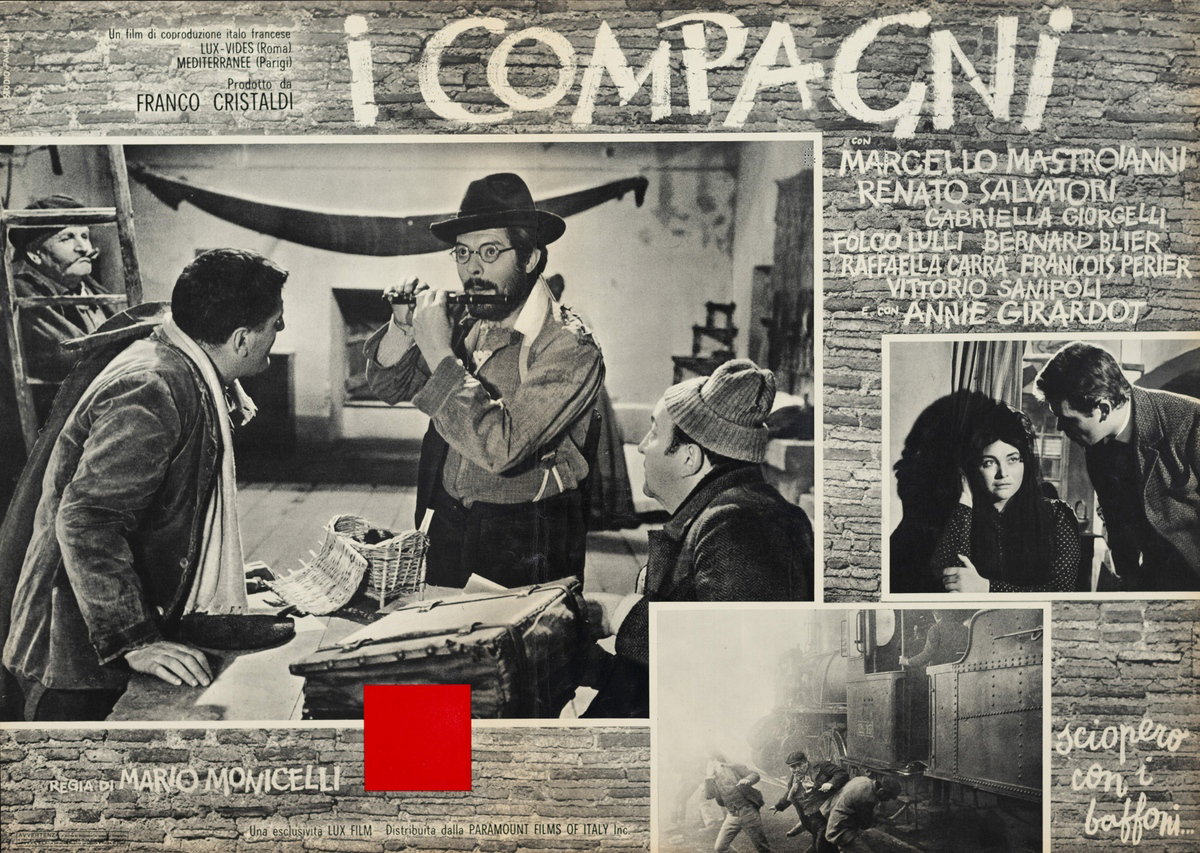 Fotobusta 6 per il film I compagni (1963)