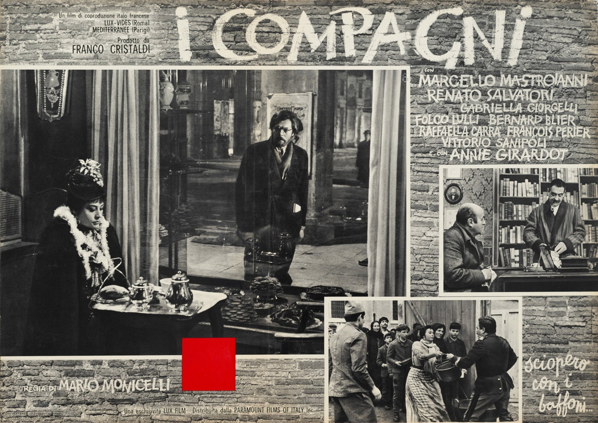 Fotobusta 7 per il film I compagni (1963)