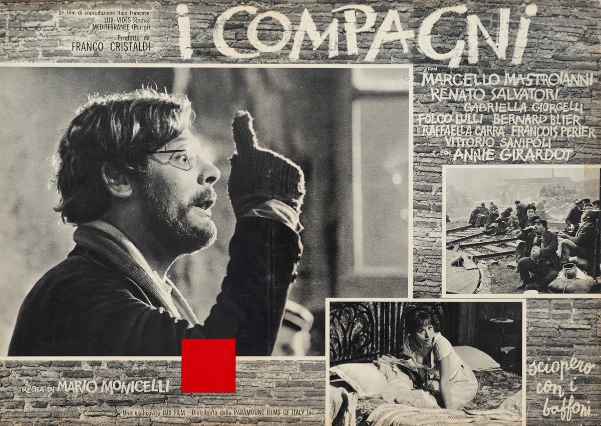 Fotobusta 8 per il film I compagni (1963)