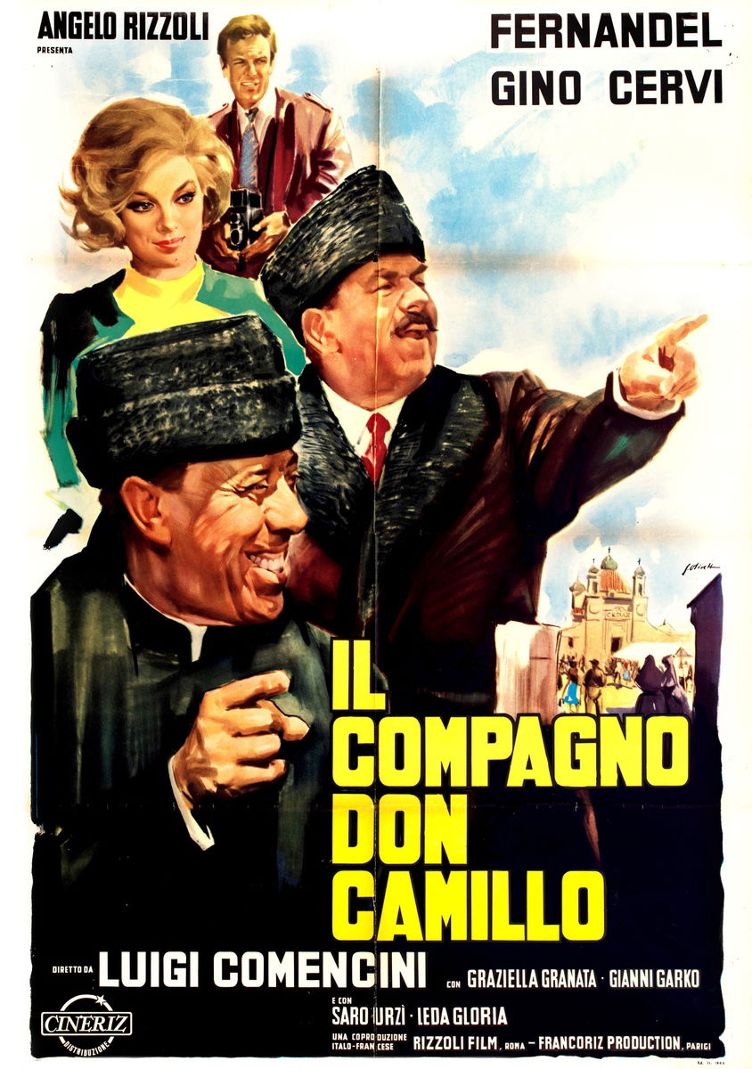 Il compagno Don Camillo - Manifesto 1