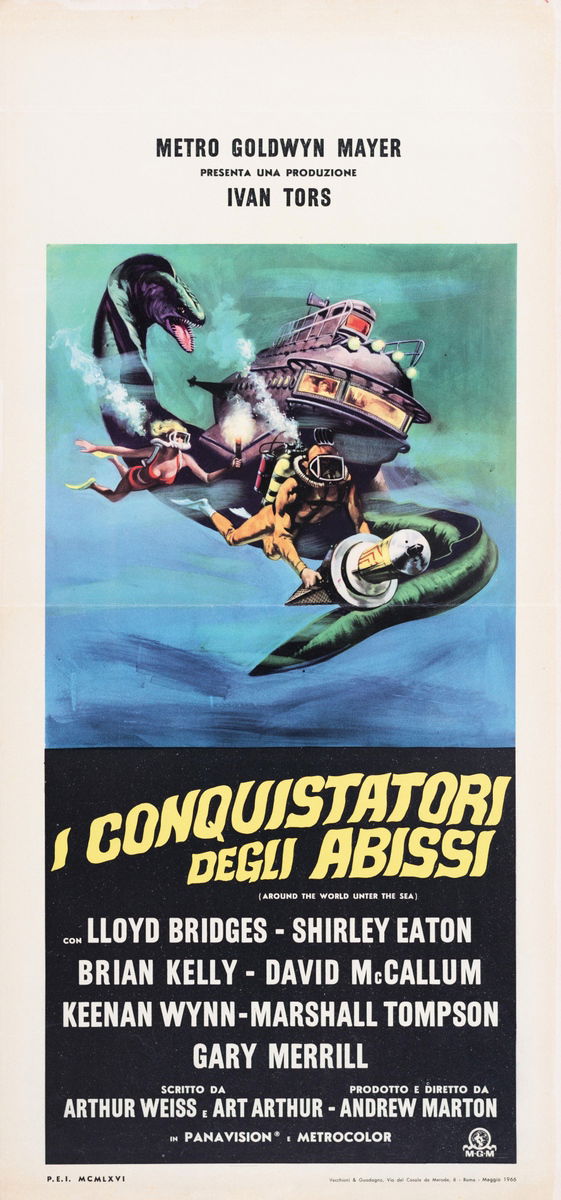 Around the World Under the Sea - Lobby Card 1