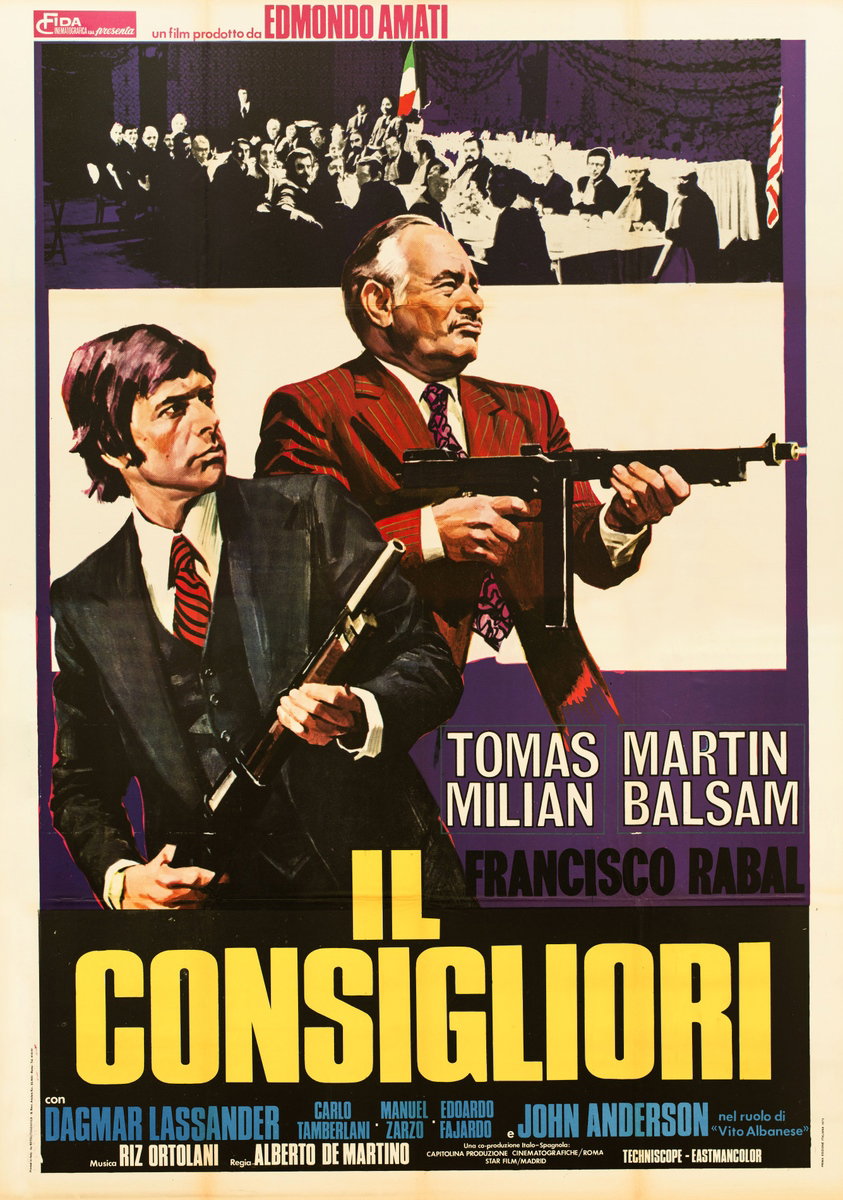 Manifesto 2 per il film Il consigliori (1973)
