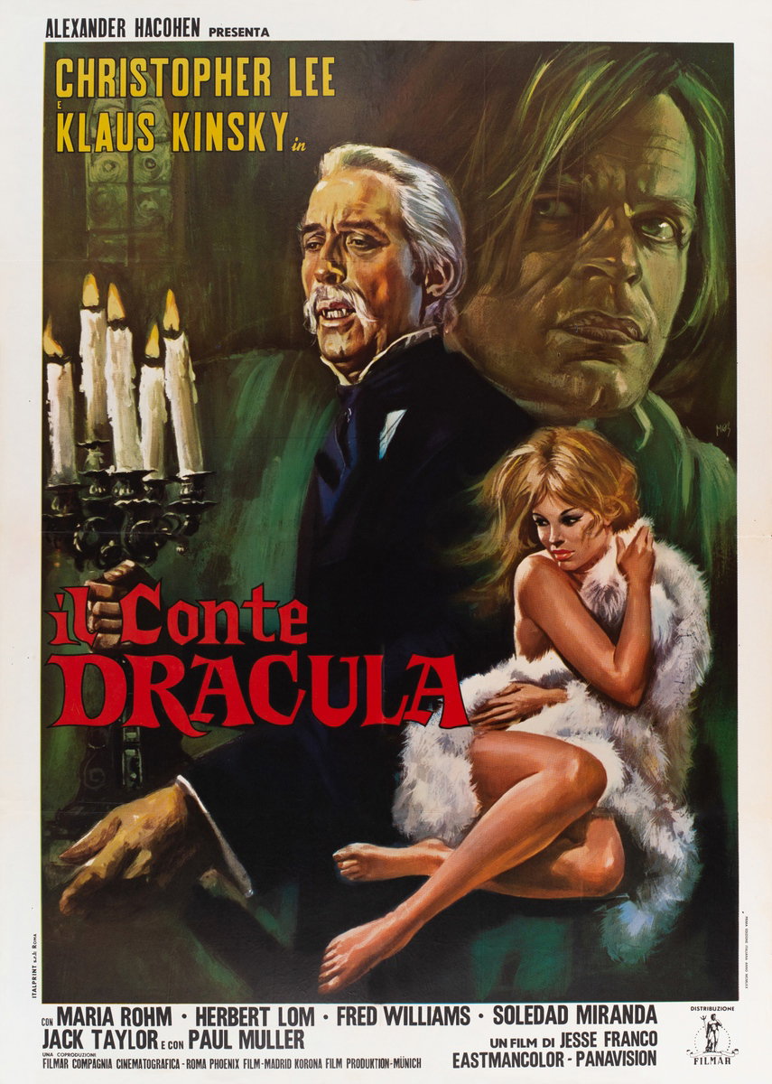 Manifesto 4 per il film Il conte Dracula (1970)