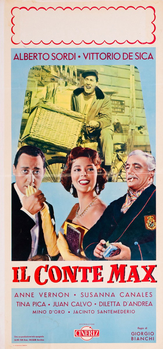 Locandina 2 for the film Il conte Max (1957)