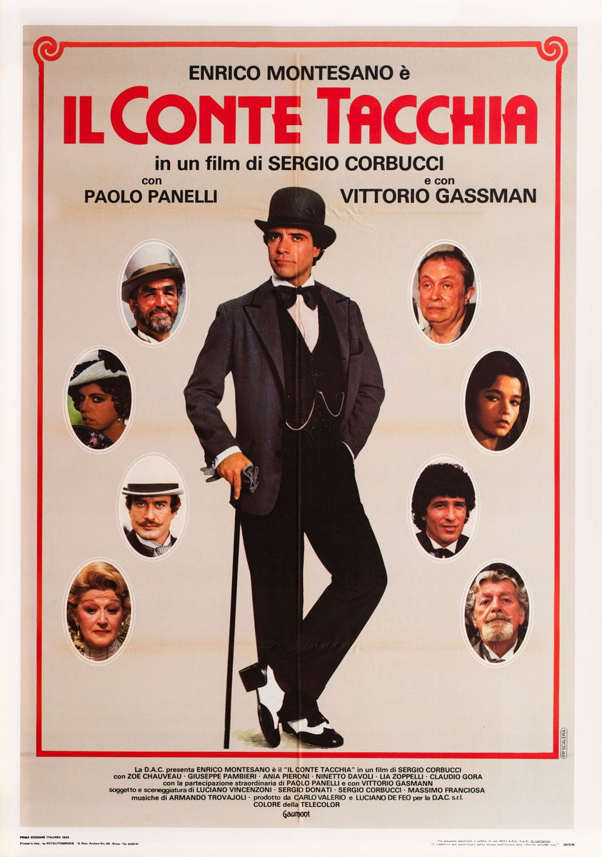 Il conte Tacchia - Manifesto 1