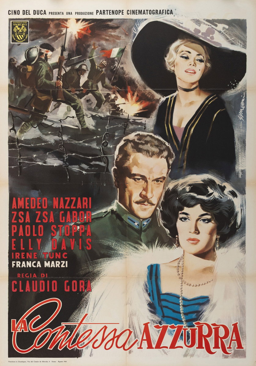 La contessa azzurra - Manifesto 1