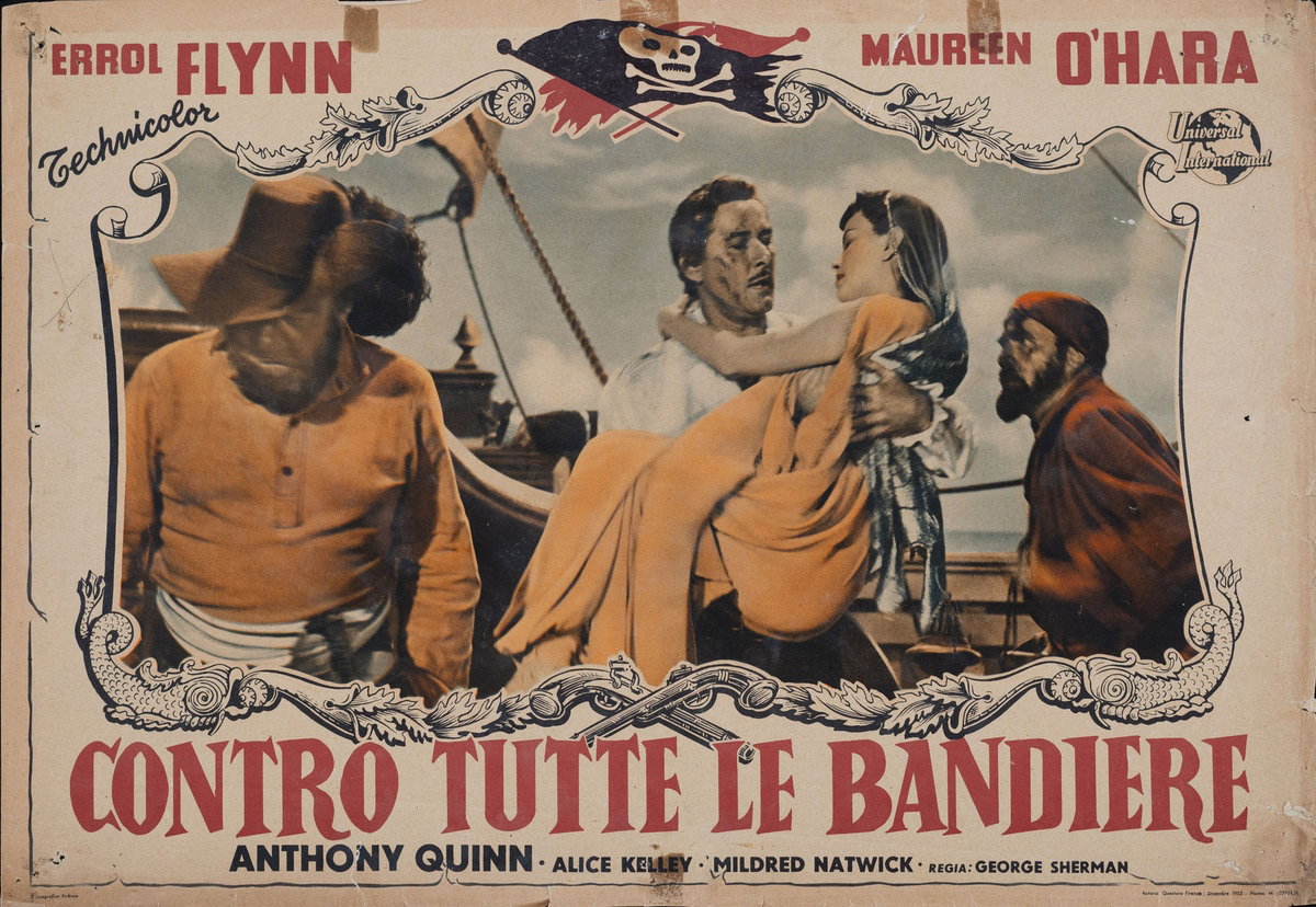Lobby Card 3 for the film Against All Flags (1952)