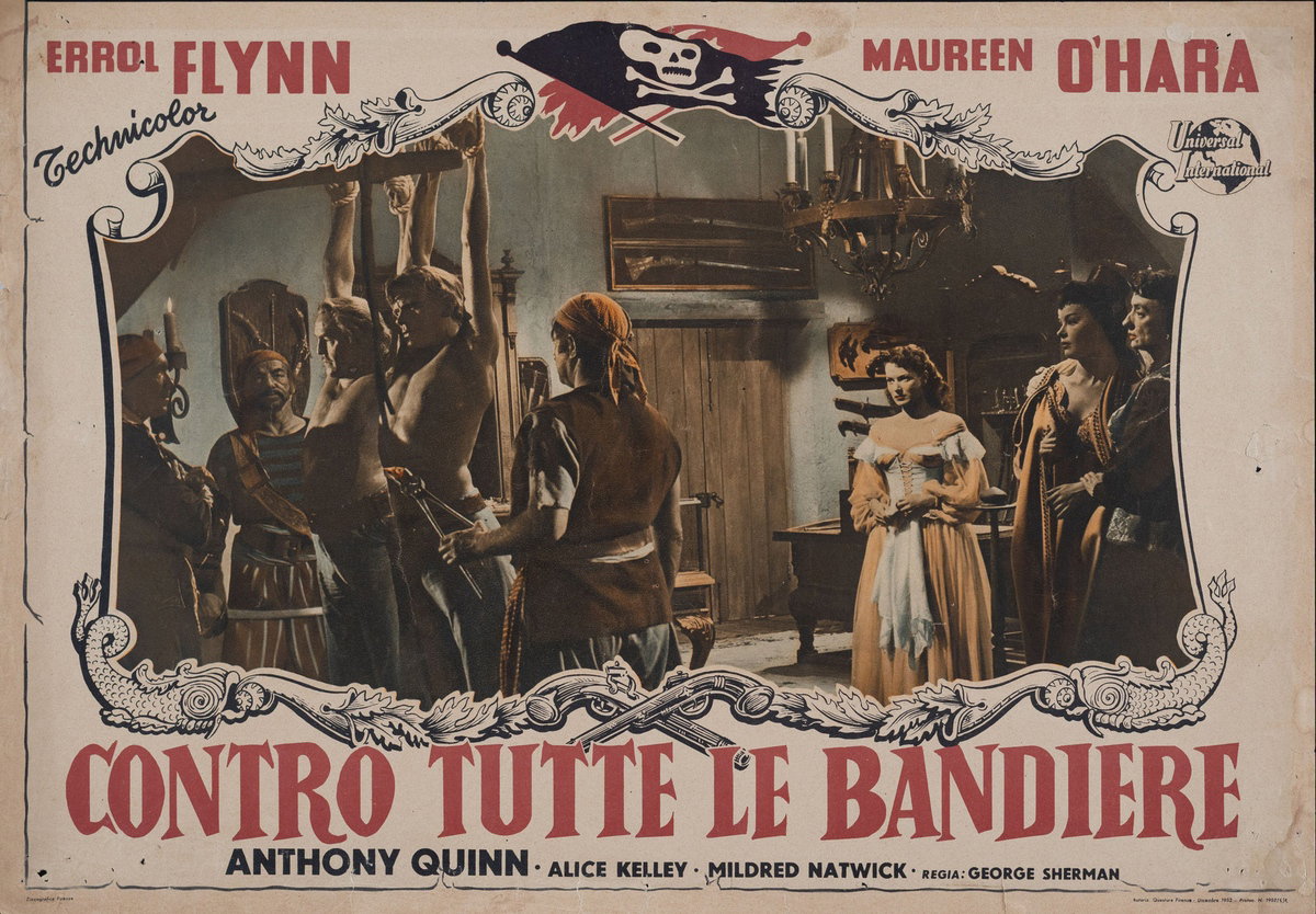 Lobby Card 2 for the film Against All Flags (1952)