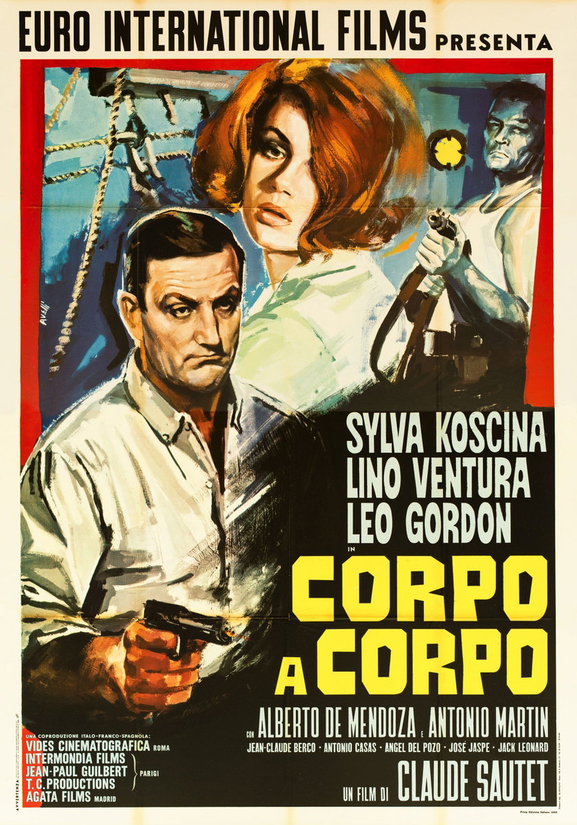 Poster 2 for the film The Dictator's Guns (1965), painted by Agatino Avelli