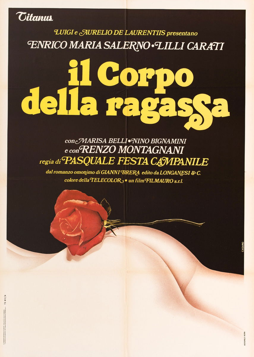 Il corpo della ragassa - Manifesto 1