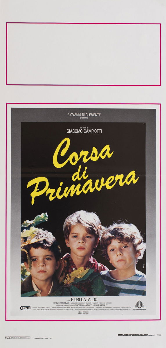 Corsa di primavera - Locandina 1