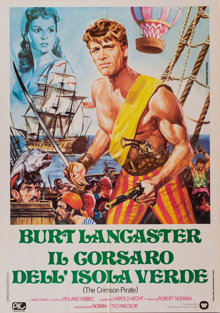 The Crimson Pirate - Poster 2