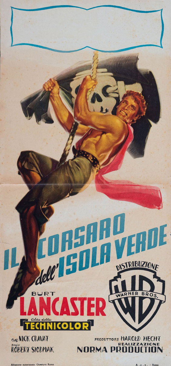 Locandina 2 per il film Il corsaro dell'isola verde (1952)