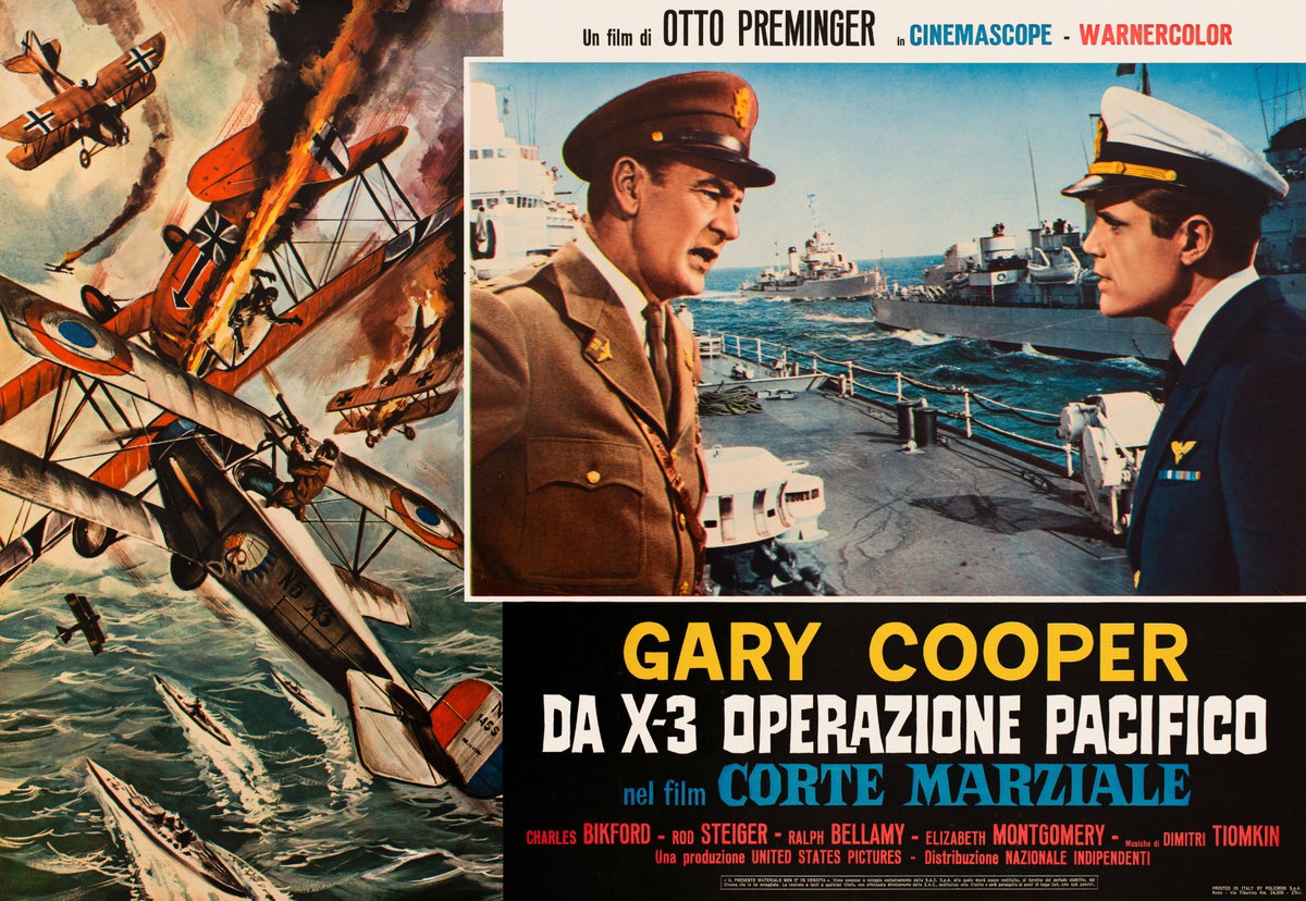 Fotobusta 2 per il film Corte marziale (1955)