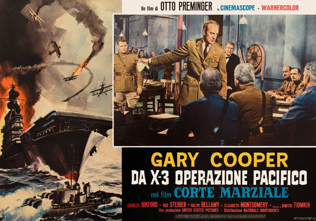 Fotobusta 5 per il film Corte marziale (1955)